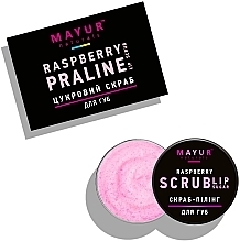 Парфумерія, косметика Скраб-пілінг для губ "Малинове праліне" - Mayur Raspberry Lip Sugar Scrub