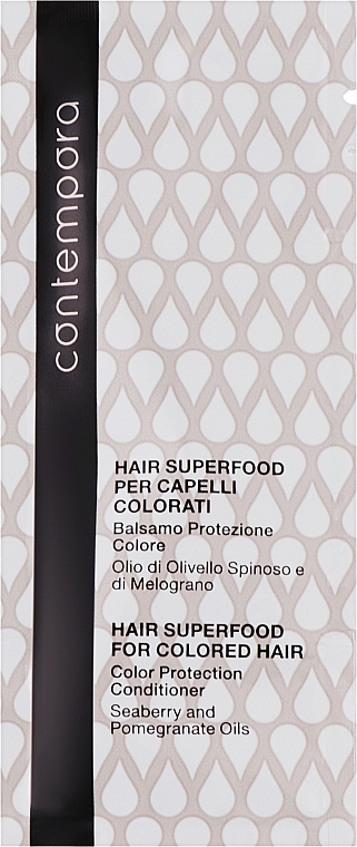 Кондиціонер для збереження кольору - Barex Italiana Contempora Colored Hair Conditioner (пробник) — фото N1