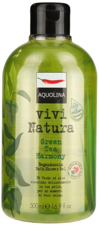 Гель для душу - Aquolina Green Tea Harmony With Aloe Bath & Shower Gel