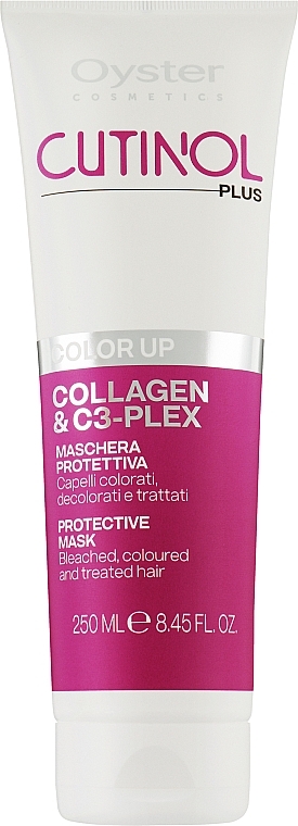 Маска для фарбованого волосся - Oyster Cutinol Plus Collagen & C3-Plex Color Up Protective Mask — фото N1