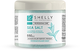 Духи, Парфюмерия, косметика Противовоспалительная соль для ванн з аллантоином, экстрактом зеленого чая и розмарина - Shelly Professional Care Sea Salt