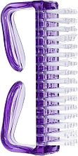 Щітка з ручкою для видалення пилу, плоска, фіолетова - Siller Professional — фото N1