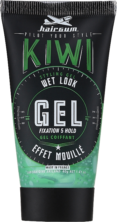Гель для стайлінгу з екстрактом ківі - Hairgum Kiwi Fixing Gel — фото N1