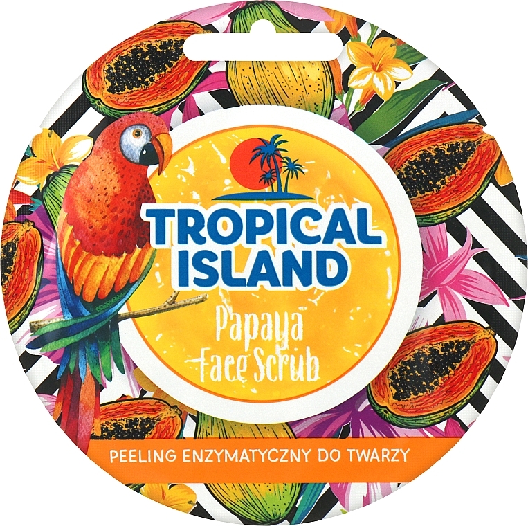 Скраб для лица "Папая" - Marion Tropical Island Papaya Face Scrub — фото N1