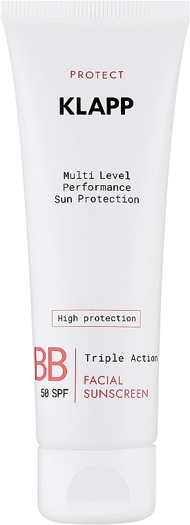 Солнцезащитный BB-крем - Klapp Multi Level Performance Sun Protection BB Cream SPF50 — фото N1