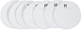 Багаторазові диски для очищення шкіри, 7 шт., білі - Revolution Skincare Recycled & Reusable Cleansing Pads White — фото N1