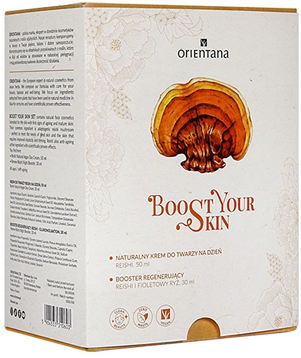 Набір - Orientana Boost Your Skin (f/cr/50ml + f/ser/30ml) — фото N2