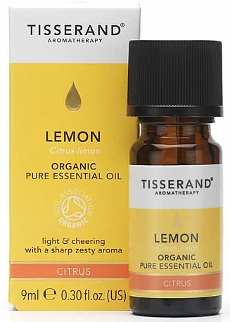 Органическое эфирное масло лимона - Tisserand Aromatherapy Lemon Organic Pure Essential Oil — фото N1