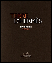 Духи, Парфюмерия, косметика Terre D'Hermes Eau Intense Vetiver - Набор (edp/100ml + sh/gel/80ml)