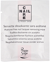 Серветки для зняття лаку  - Peggy Sage Nail Lacquer Removing Wipes Acetone-free — фото N2