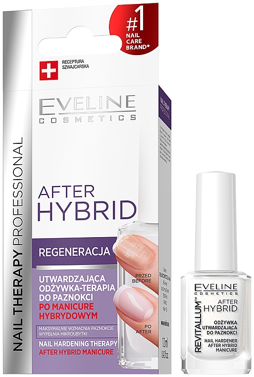 Зміцнювальний кондиціонер для нігтів - Eveline Cosmetics After Hybrid Manicure — фото N1