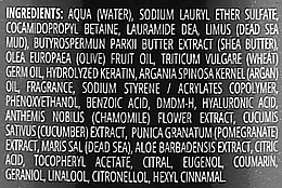 Шампунь для волос с грязью Мертвого моря, гиалуроновой кислотой и кератином - Famirel — фото N2