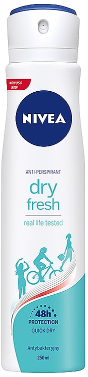 Дезодорант-антиперспирант спрей - NIVEA Dry Fresh Antiperspirant Deodorant Spray — фото N2