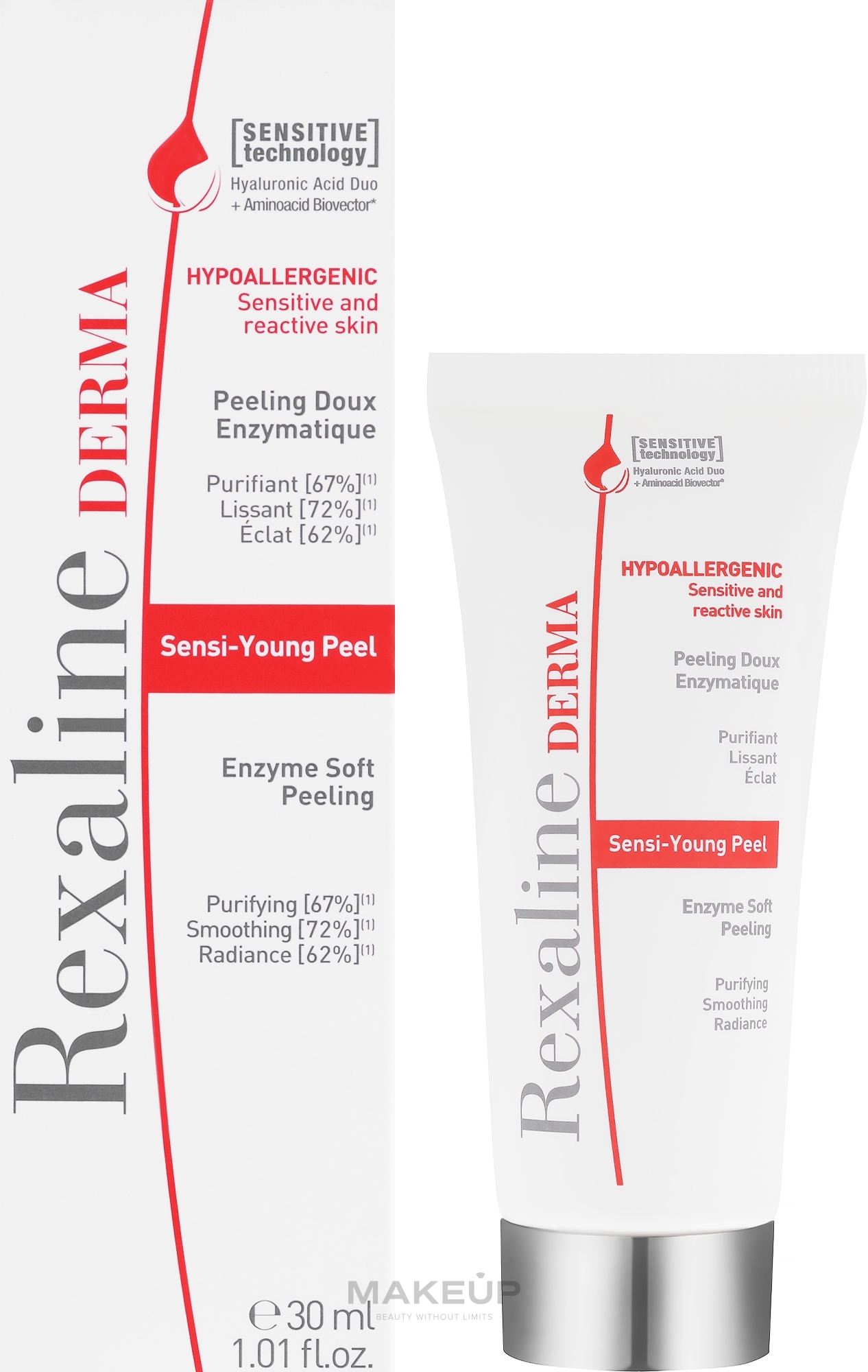 Антиалергенний пілінг для обличчя - Rexaline Derma Peeling — фото 30ml