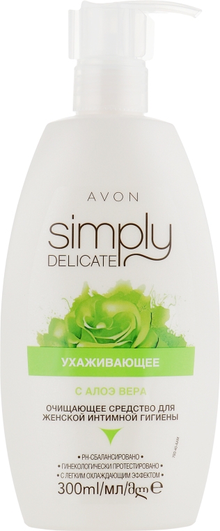 Заспокійлива інтимна гігієнічна рідина з екстрактом алое - Avon Simply Delicate