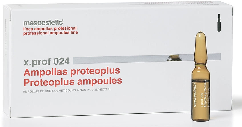 Мезотерапевтичний препарат для зміцнення і зволоження шкіри обличчя і тіла - Mesoestetic X.prof 024 Proteoplus — фото N1