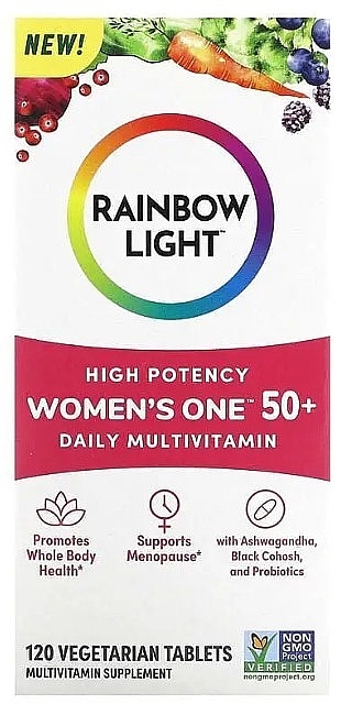 Мультивітаміни для жінок 50+ - Rainbow Light High Potency Women's One 50+ — фото N2