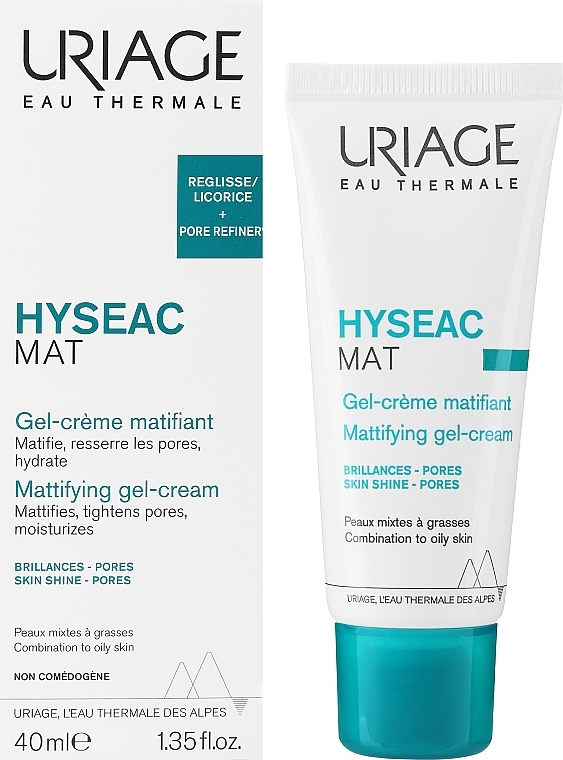 Матувальна зволожувальна емульсія - Uriage Hyseac Mat Mattifying Moisturizing Emulsion — фото N2