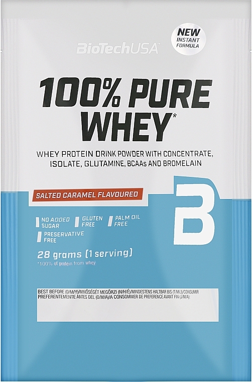 Протеїн "Солона карамель"            - BioTech 100% Pure Whey Salted Caramel — фото N3