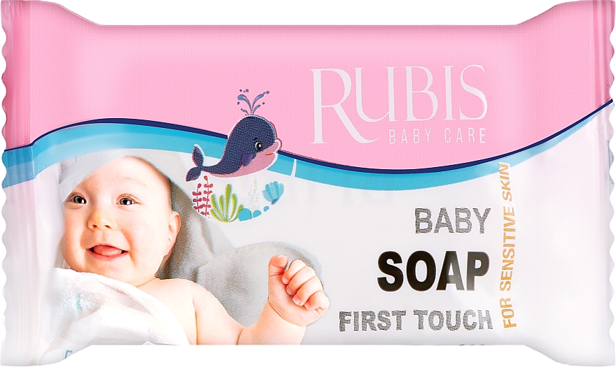 Детское мыло "Первое прикосновение" - Rubis Care First Touch Baby Soap For Sensitive Skin — фото N1