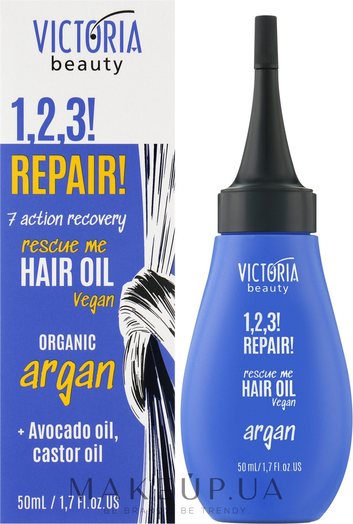 Масло для поврежденных волос - Victoria Beauty 1,2,3! Repair! Hair Oil — фото 50ml