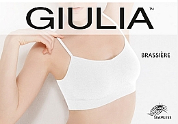 Парфумерія, косметика Топ на тонких бретельках для жінок "Brassiere", bianco - Giulia