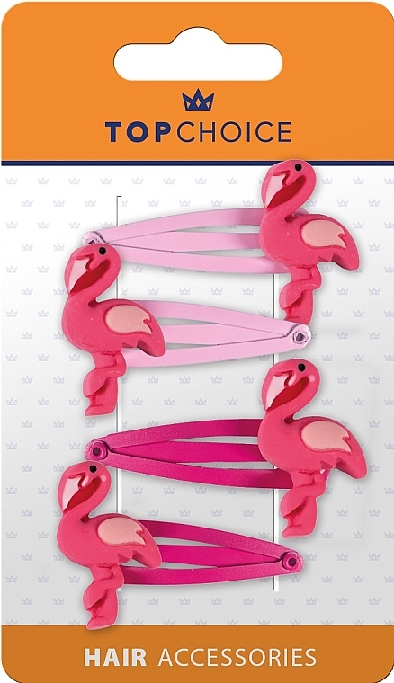 Заколки для волос "Фламинго", 26713 - Top Choice  — фото N1