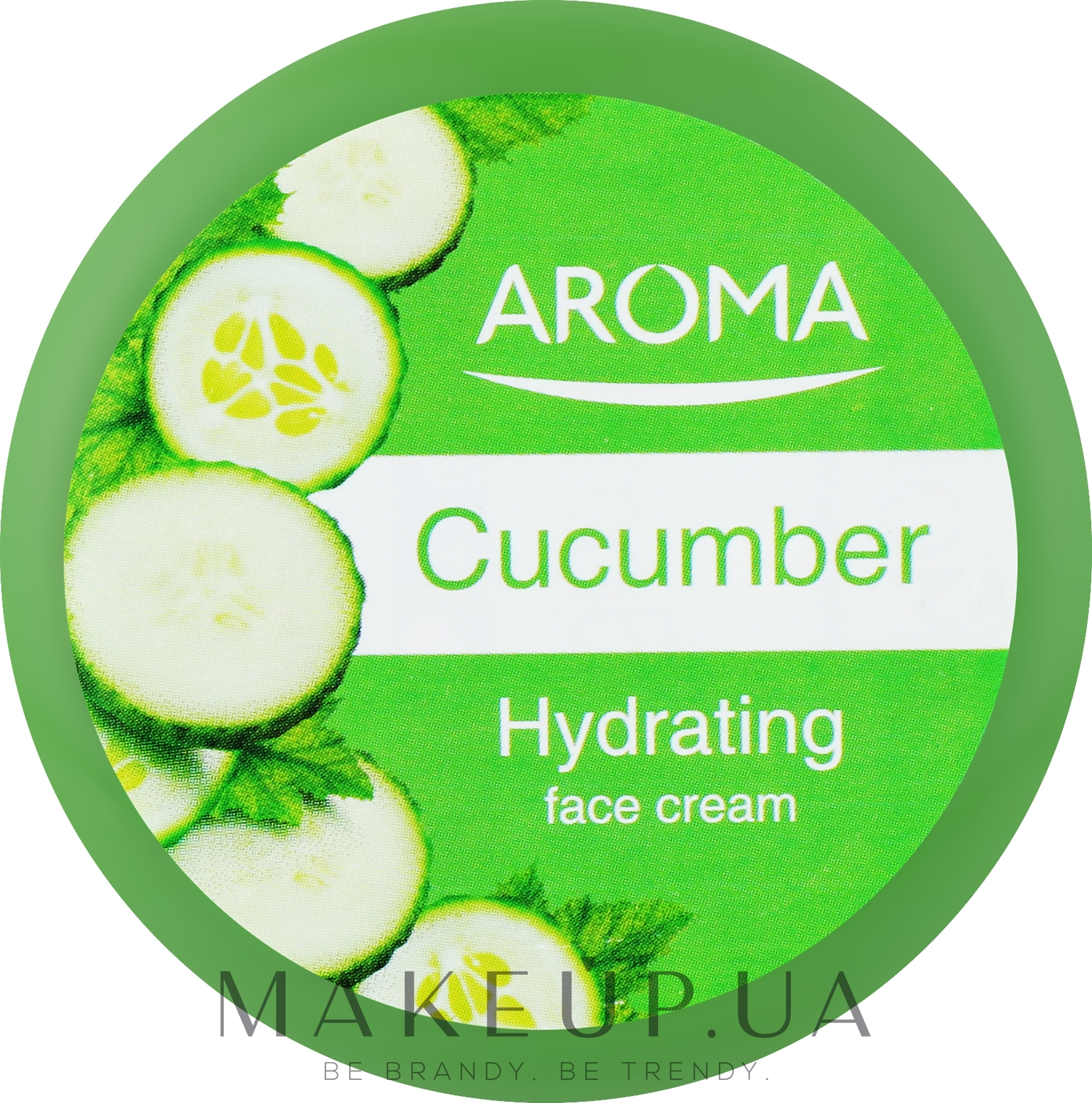 Зволожувальний крем для обличчя з огірком - Aroma Hydrating Cucumber Face Cream — фото 75ml