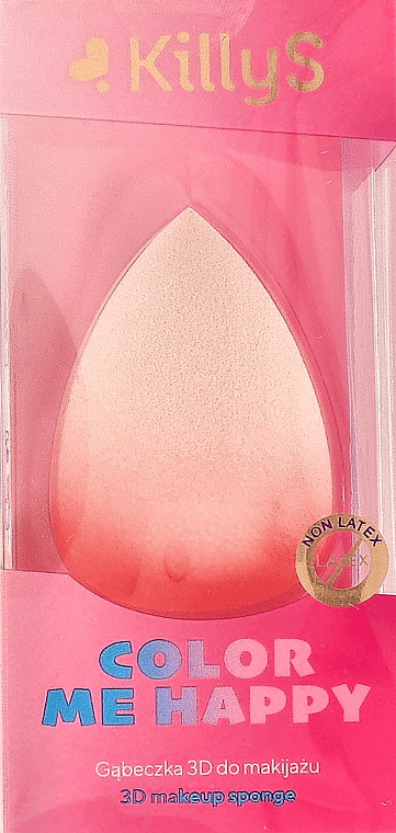 Спонж для макияжа 3D, светло-розовый - Killys 3D Makeup Sponge Color Me Happy — фото N1