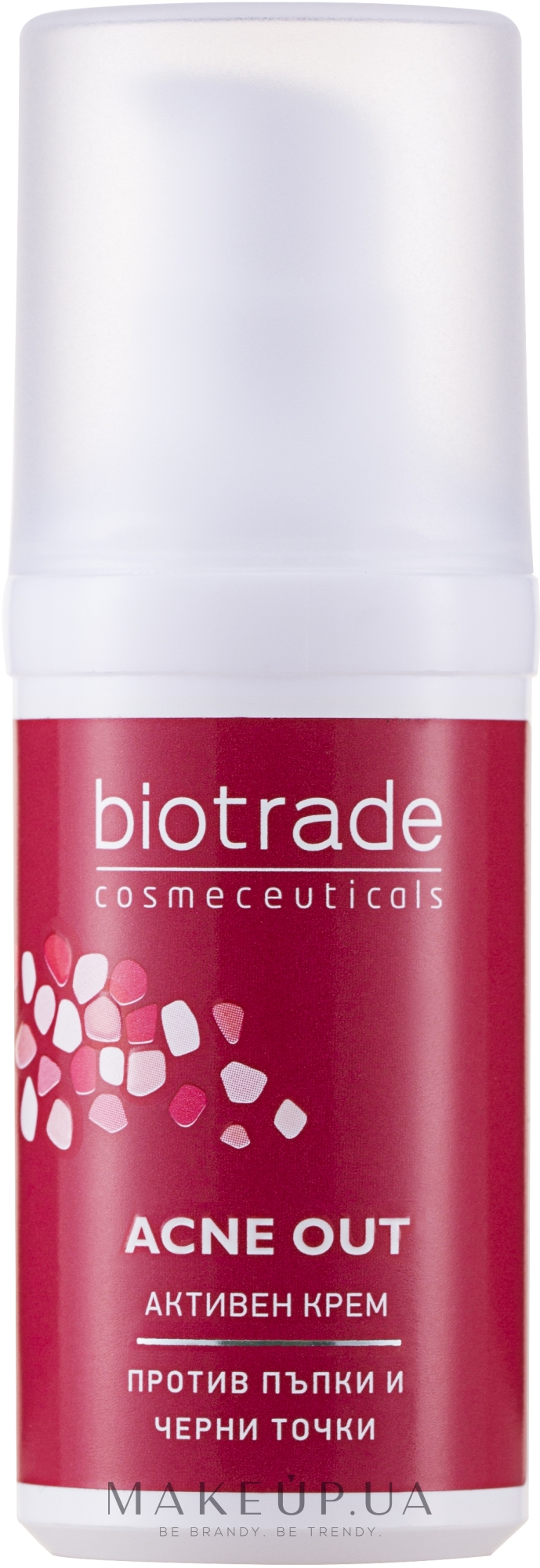 Активный крем для кожи, склонной к акне и угревым высыпаниям - Biotrade Acne Out Active Cream — фото 30ml