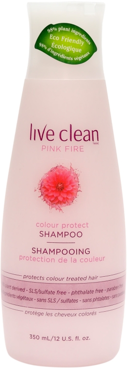 Шампунь защита цвета - Live Clean Pink Fire Moisturizing Shampoo 