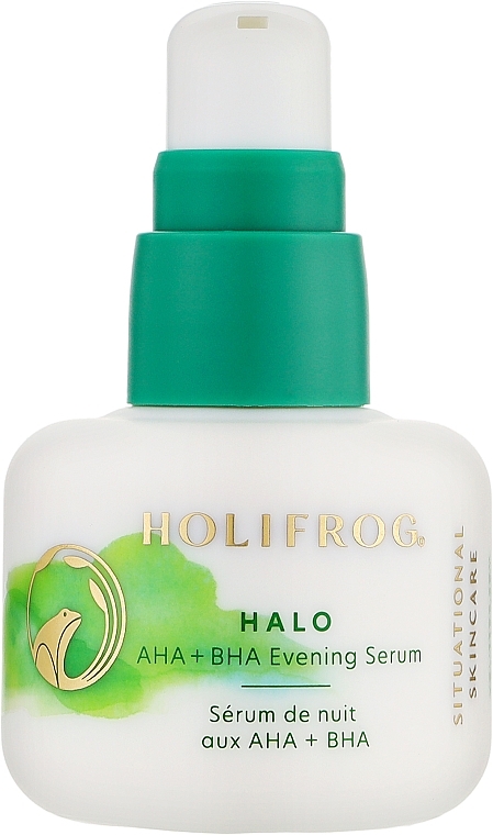 Ночная сыворотка с кислотами - HoliFrog Halo AHA + BHA Evening Serum