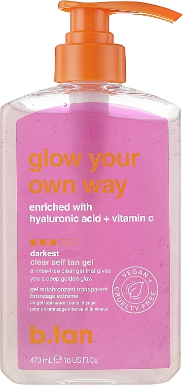 Крем-гель з автозасмагою для догляду за шкірою - B.tan Glow Your Own Way — фото N1