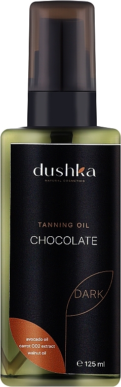 Олія для засмаги "Темний шоколад" - Dushka — фото N2
