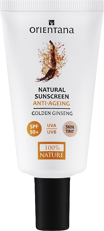 Сонцезахисний крем для обличя, з пігментом - Orientana Face Cream SPF 50+ — фото N1