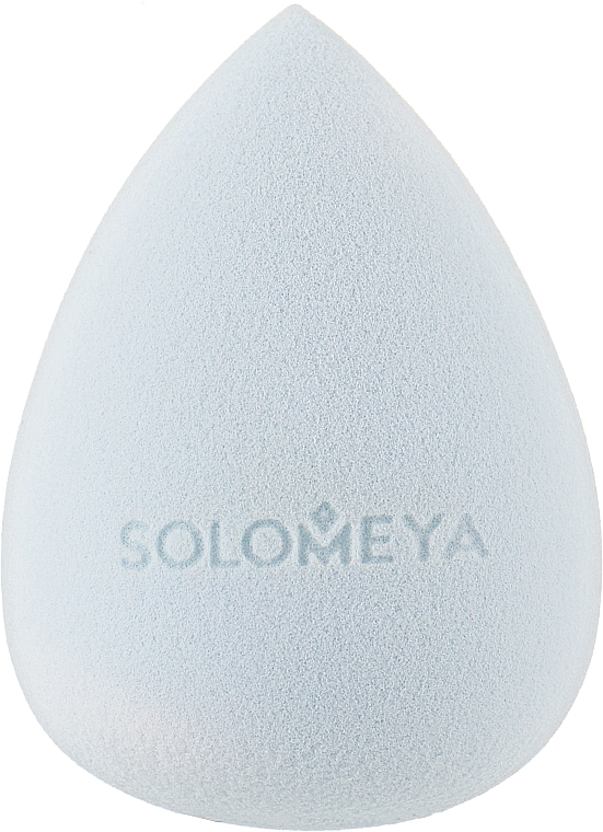Косметический спонж для макияжа, меняющий цвет - Solomeya Color Changing blending Sponge Blue-Pink — фото N1