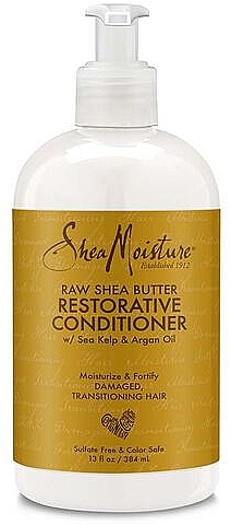 Відновлювальний кондиціонер для волосся з маслом ши - Shea Moisture Raw Shea Butter Restorative Conditioner — фото N1