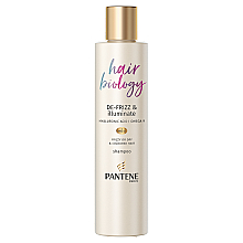 Шампунь "Біологія волосся" для неслухняного та тьмяного волосся - Pantene Pro-V Hair Biology De-Frizz & Illuminate Shampoo — фото N2