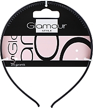 Парфумерія, косметика Обруч для волосся пластиковий, 4144408, чорний - Glamour