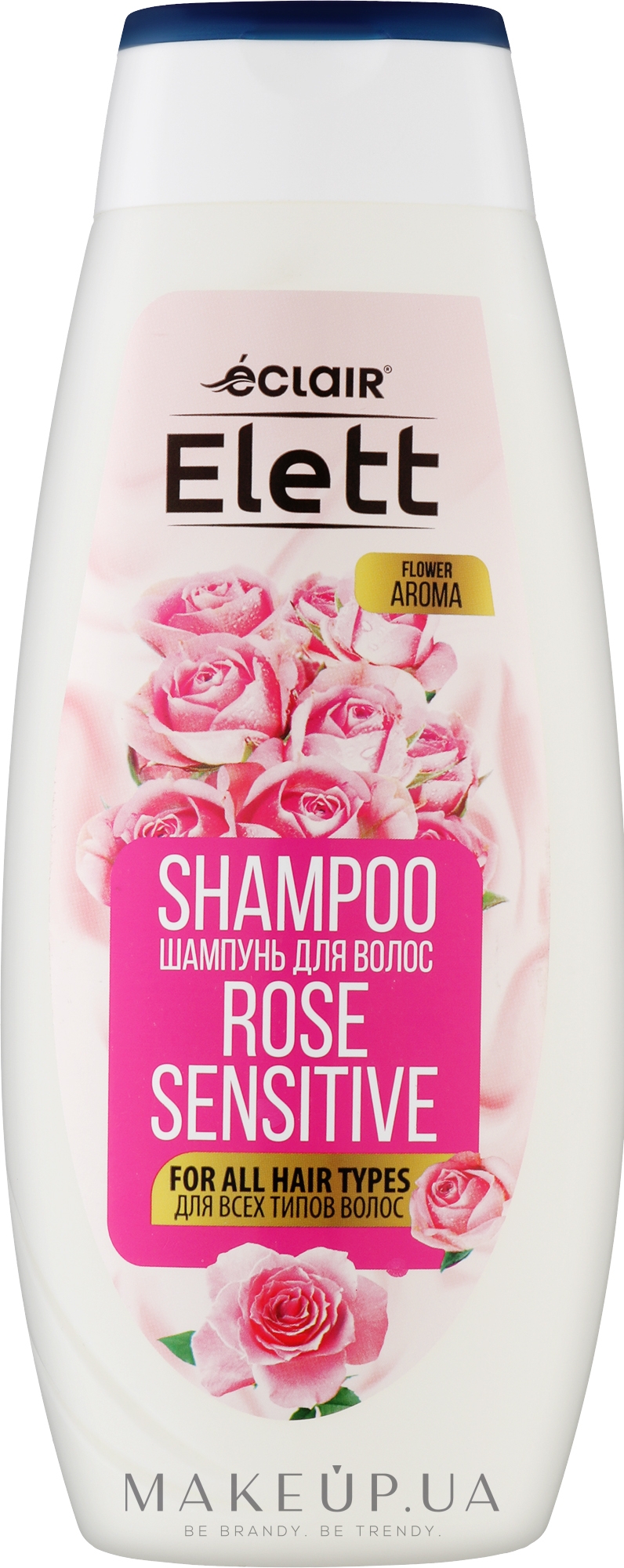 Шампунь для всех типов волос - Eclair Rose Sensitive Shampoo — фото 380ml