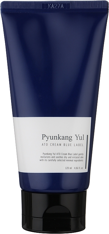 Натуральний крем для проблемної та чутливої шкіри з керамідами і пептидами - Pyunkang Yul Ato Cream Blue Label