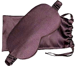 Маска для сна из натурального шелка с мешочком, слива - de Lure Sleep Mask — фото N1