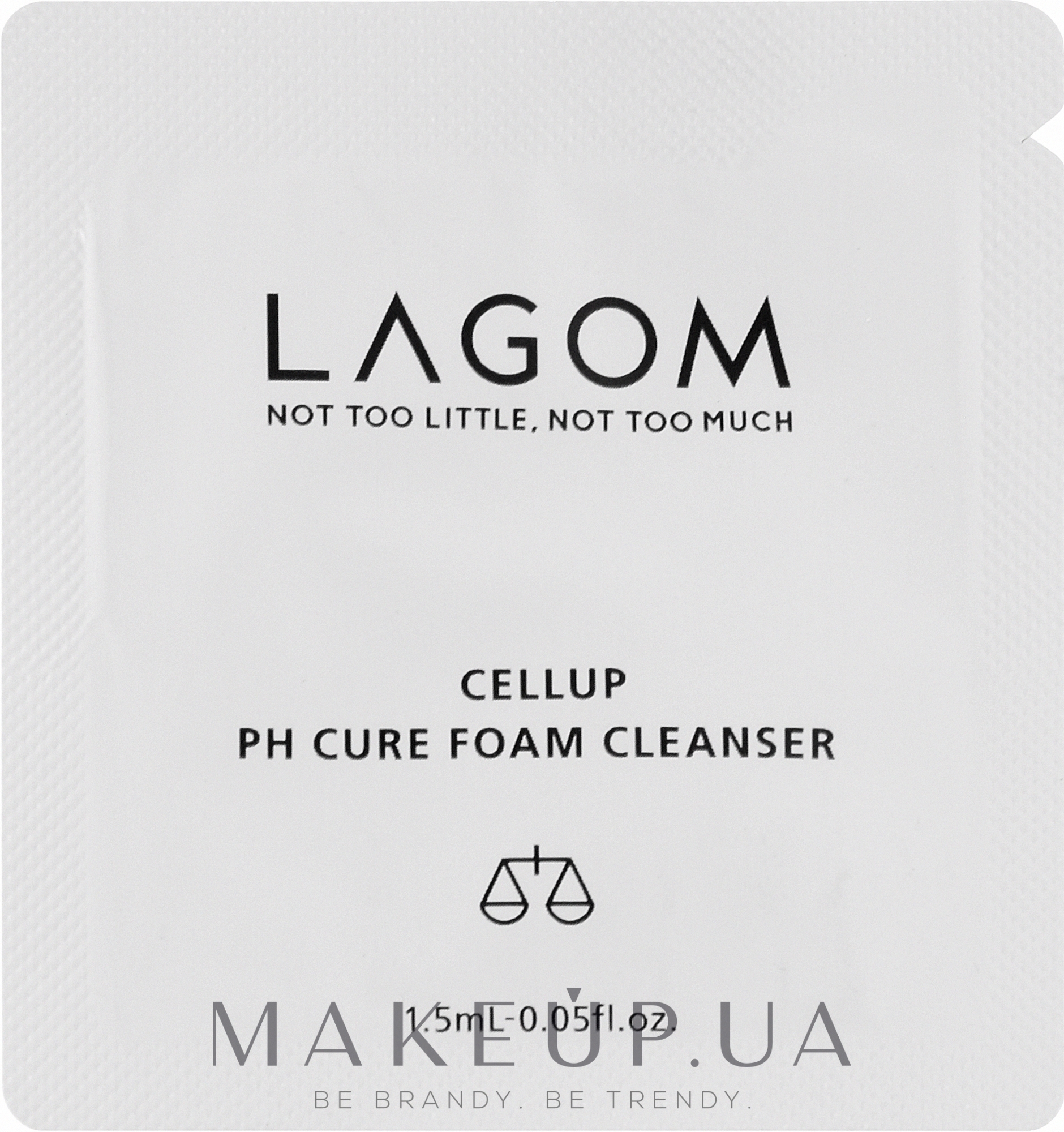 Пенка для умывания - Lagom Cellup PH Cure Foam Cleanser (пробник) — фото 1.5ml