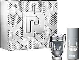 Духи, Парфюмерия, косметика Paco Rabanne Invictus Platinum - Набор (edp/100ml + deo/150ml)