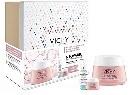 Парфумерія, косметика Набір - Vichy Neovadiol Rose Platinum Night Xmas 2021 (night/cr/50ml + micellar/water/100ml + day/cr/15ml)