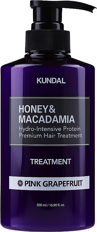 Кондиціонер для волосся "Рожевий грейпфрут" - Kundal Honey & Macadamia Treatment Pink Grapefruit