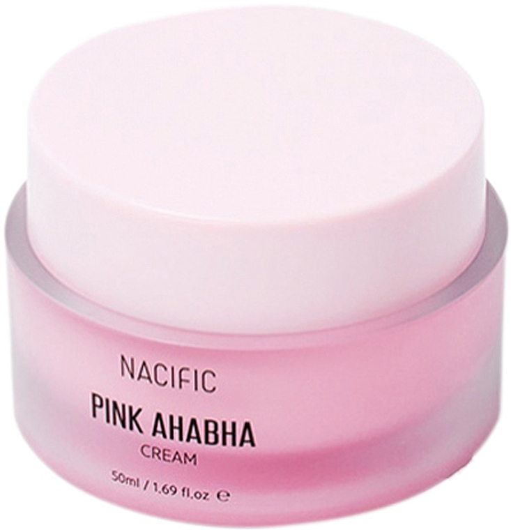 Крем для лица с экстрактом арбуза, АНА и ВНА кислотами - Nacific Pink AHA BHA Cream — фото N1