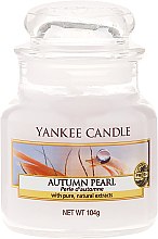 Свеча в стеклянной банке "Осенняя жемчужина" - Yankee Candle Autumn Pearl — фото N1