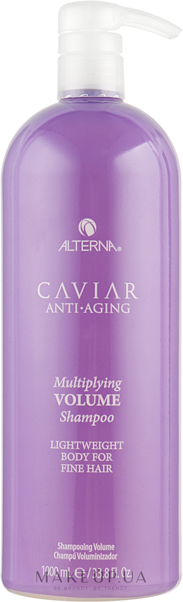 Шампунь для объема с экстрактом черной икры - Alterna Caviar Anti-Aging Multiplying Volume Shampoo — фото 1000ml