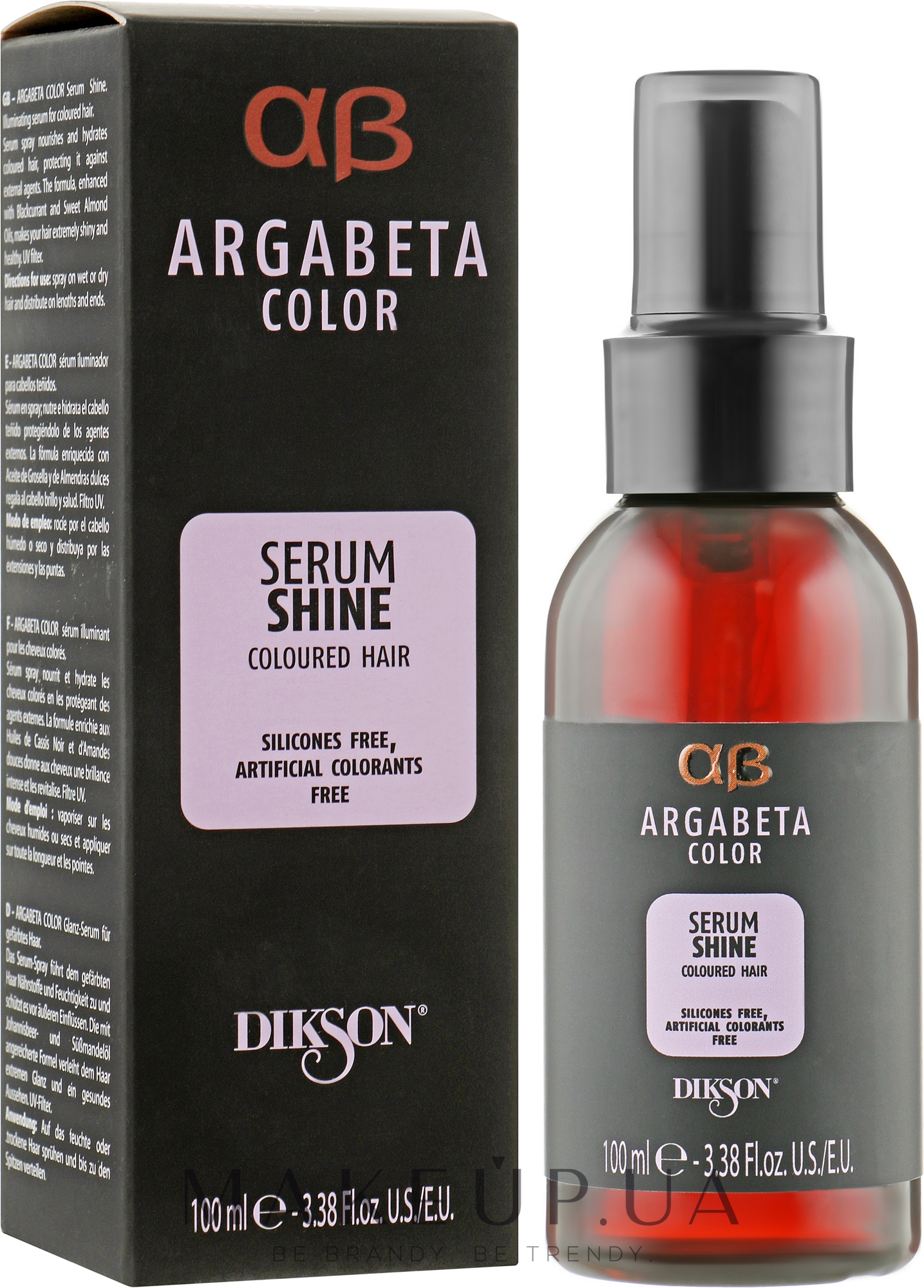 Сыворотка для окрашенных волос - Dikson Argabeta Serum Shine — фото 100ml